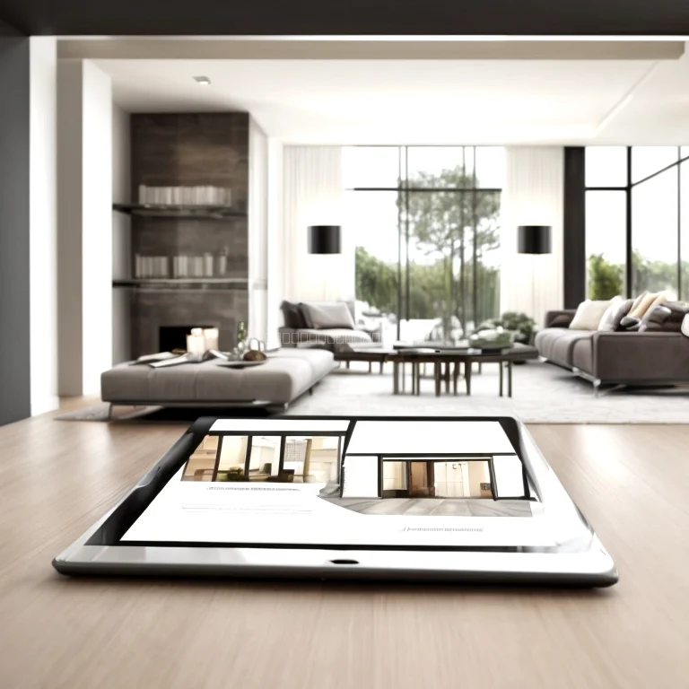 Luxurious penthouse view in Singapore